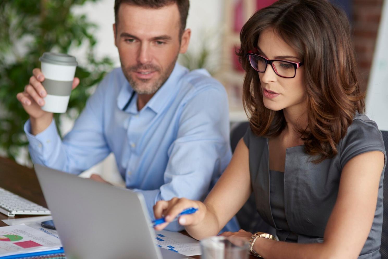 Financial planning workspace with budgeting materials